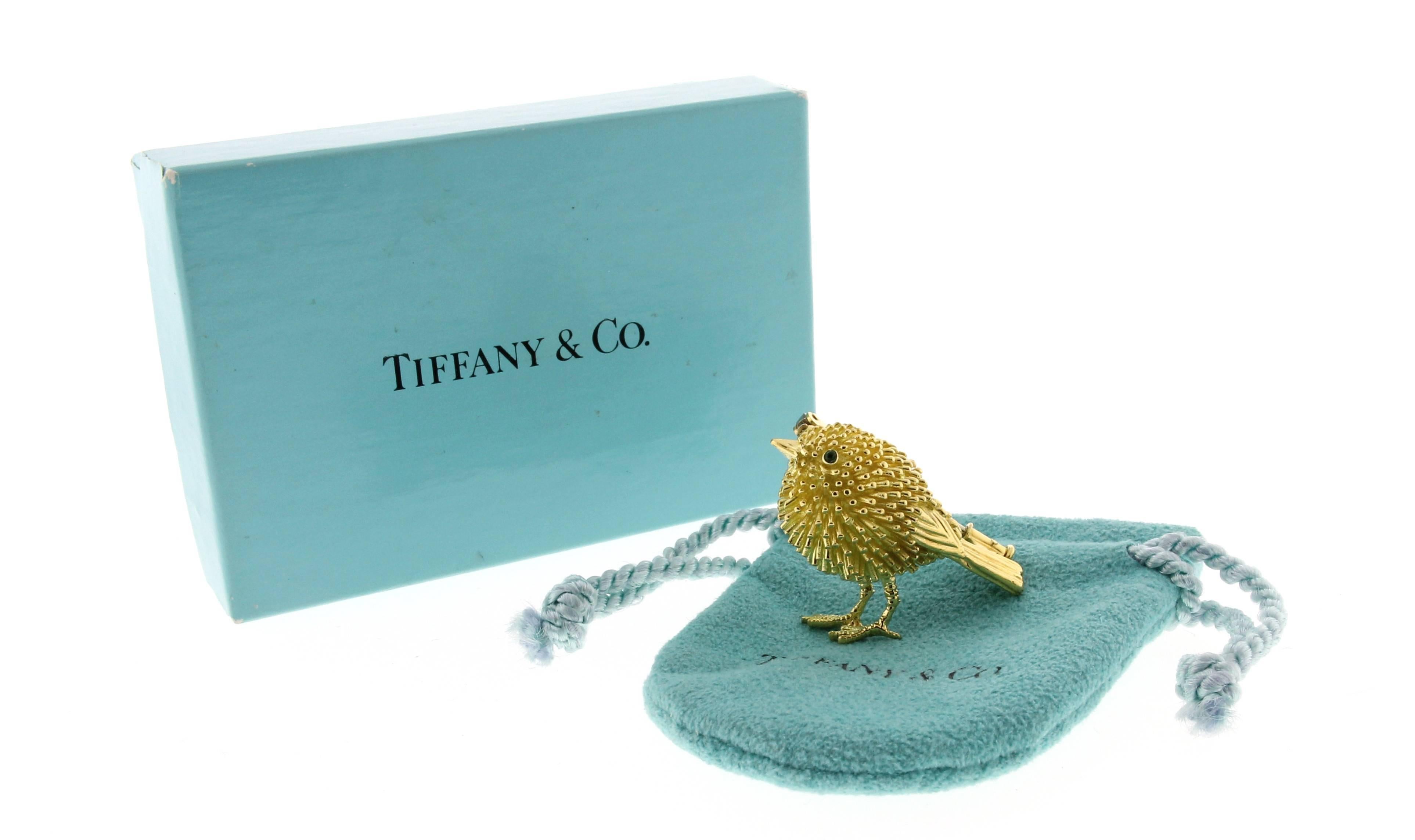 Women's or Men's Tiffany & Co. Gold Baby Chick Brooch