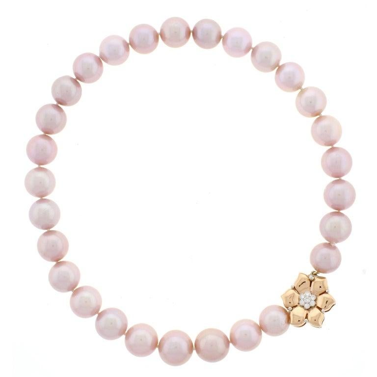 pink pearl necklaces