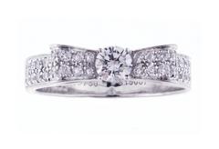 Chanel Ruban Diamond Bow Gold Engagement Ring