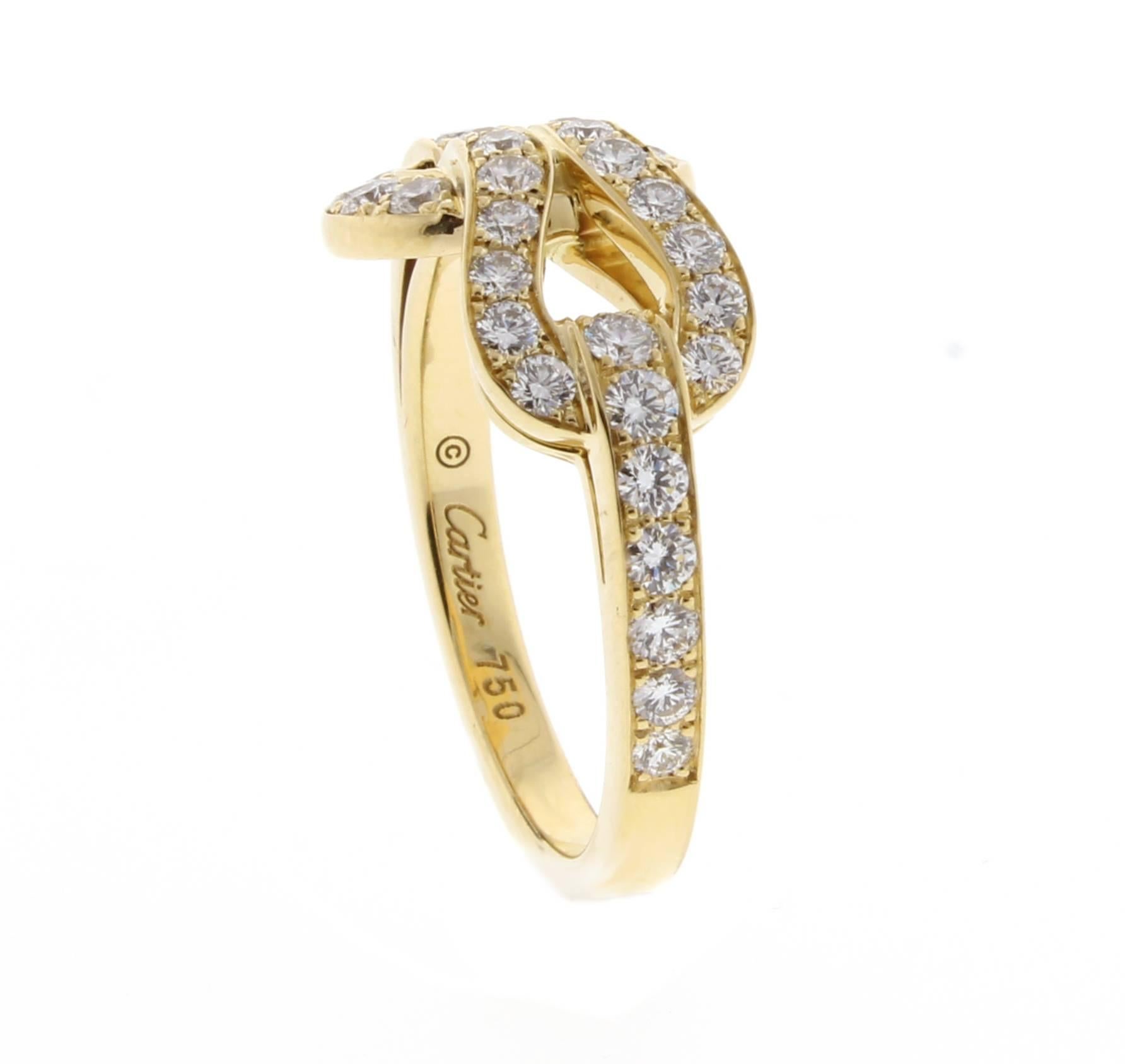 cartier agrafe ring