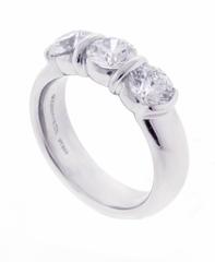 Tiffany & Co. Three Stone Diamond Ring