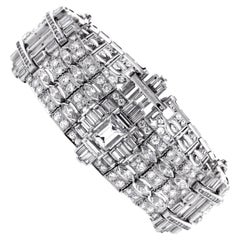 Platinum Art Deco Diamond Bracelet