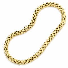 Collar redondo «Love Nest» con textura de Fope