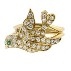 Diamond Dove Ring 18kt