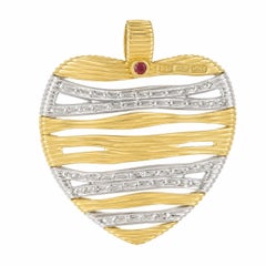 Roberto Coin Elefantino Flex Heart with Diamonds