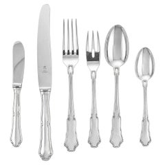 Buccellati Savoy Besteckset aus Sterlingsilber für 8 Personen, 64-teiliges Essbesteckset