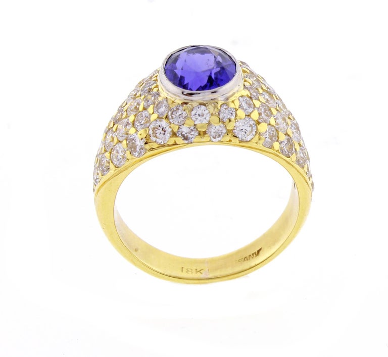 Tiffany and Co. Tanzanite and Diamond Ring at 1stDibs tanzanite