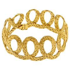 Buccellati Gold Spiral Textured Bracelet