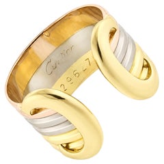 Cartier Double C De Cartier Tri Color Ring