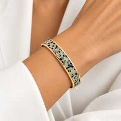 Tiffany & Co. Dalmatian Jasper 18kt Bangle