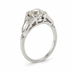 Art Deco 1.25ct Old European Cut Diamond Ring
