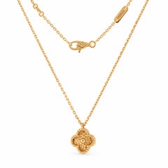 Van Cleef & Arpels Rose Gold Sweet Alhambra Pendant