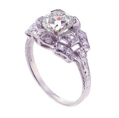 Edwardian Old European Cut Diamond Engagement Ring