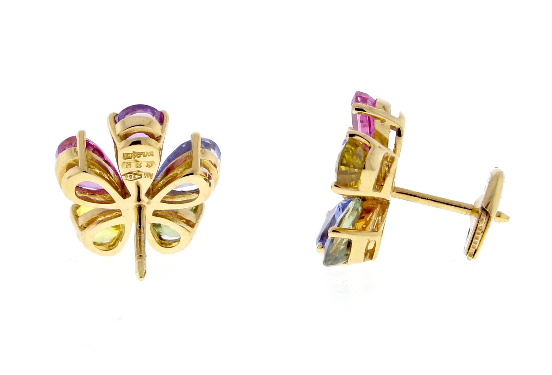 bvlgari flower earrings