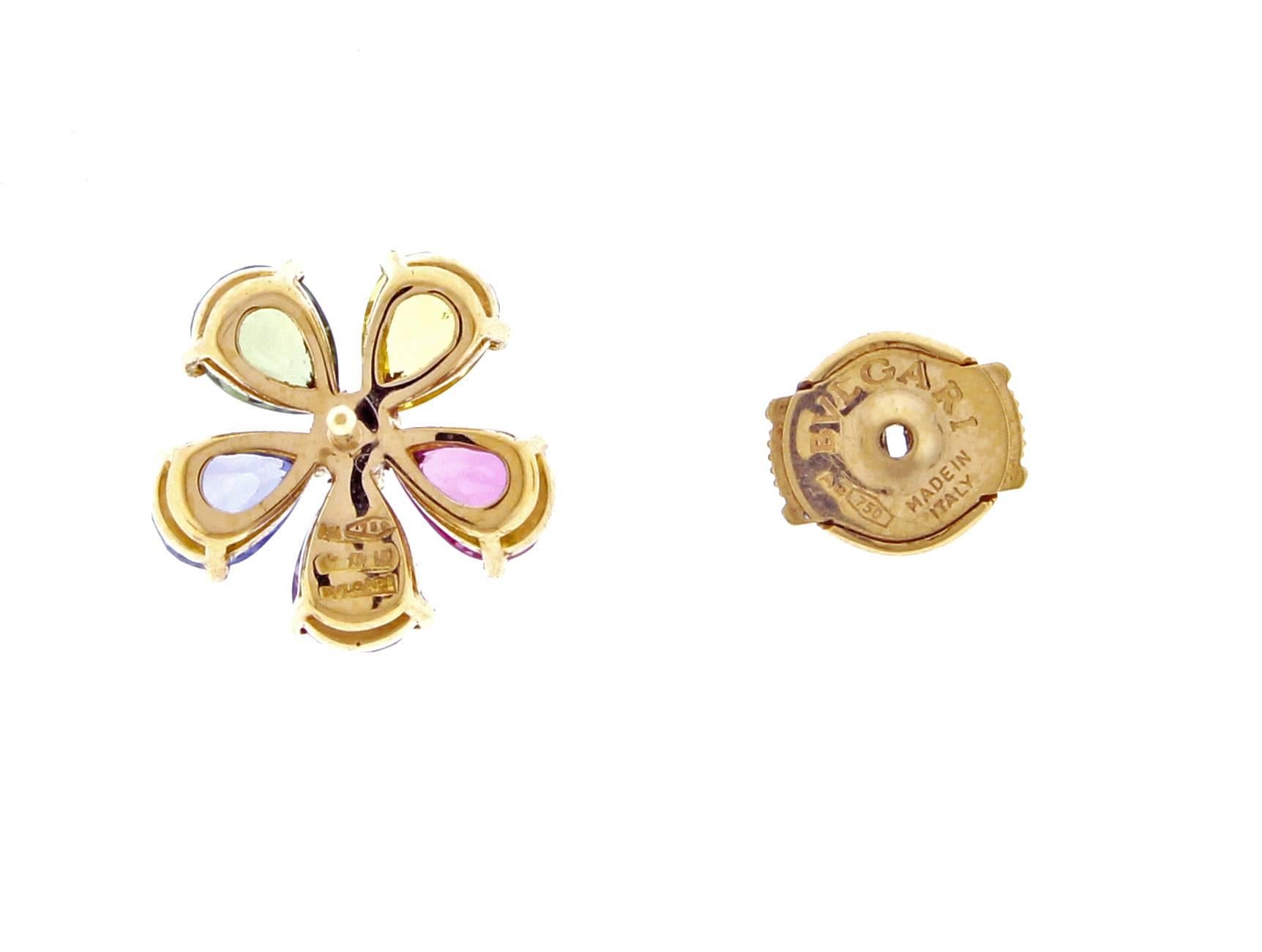 bulgari flower earrings