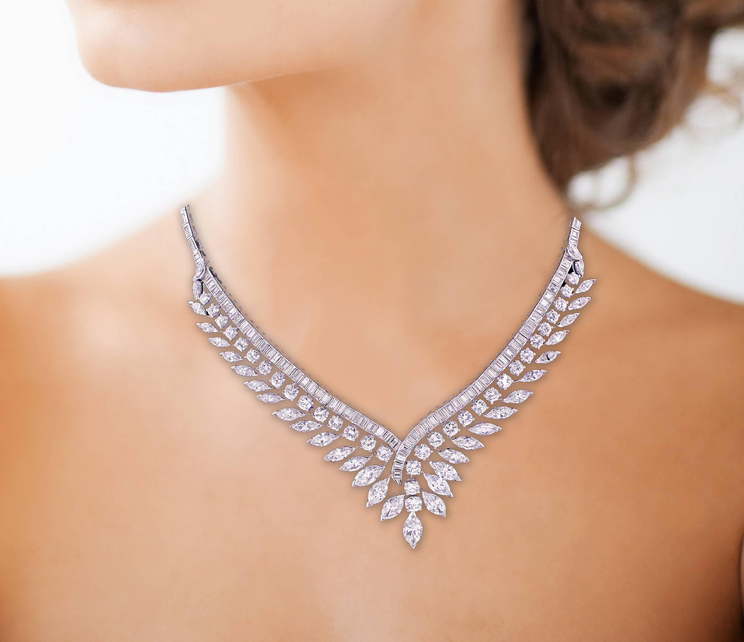 neck diamond necklace