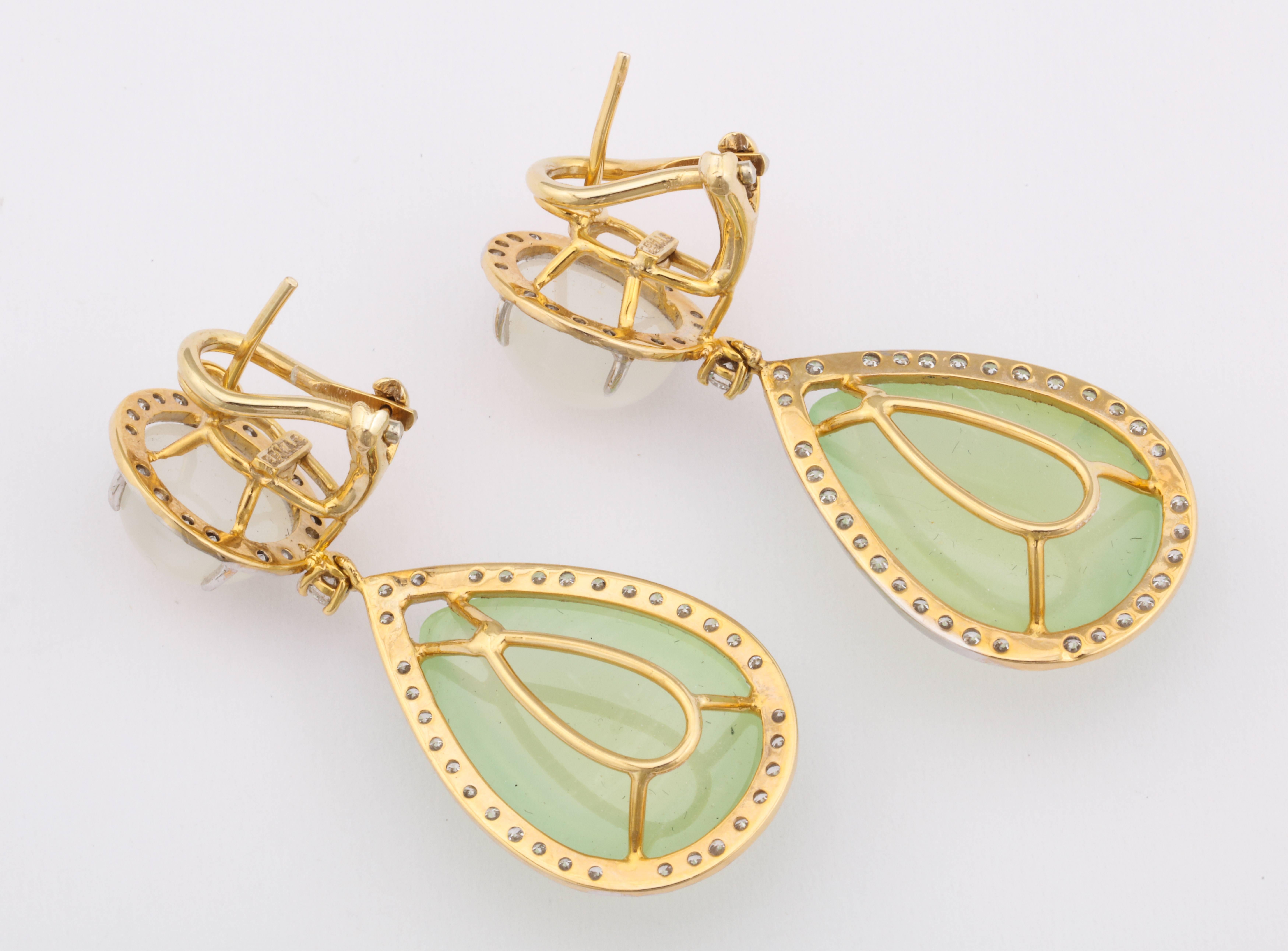 Women's Faraone Mennella Grotta Verde Earrings For Sale