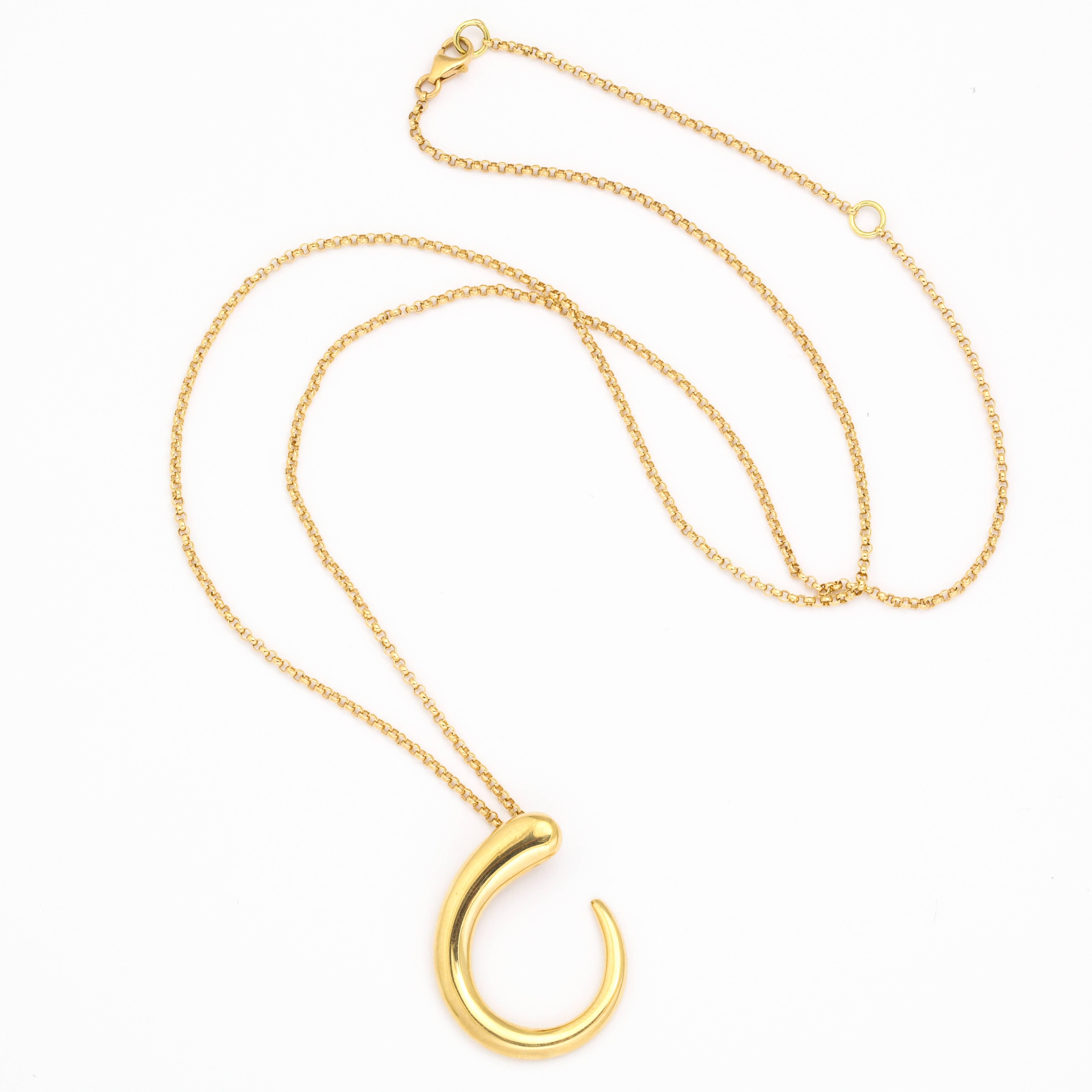 Modern Faraone Mennella Gocce Gold Necklace For Sale