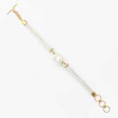 Faraone Mennella Freshwater Pearl Gold Bracelet