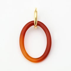 Faraone Mennella Carnelian Gold Mama Earrings
