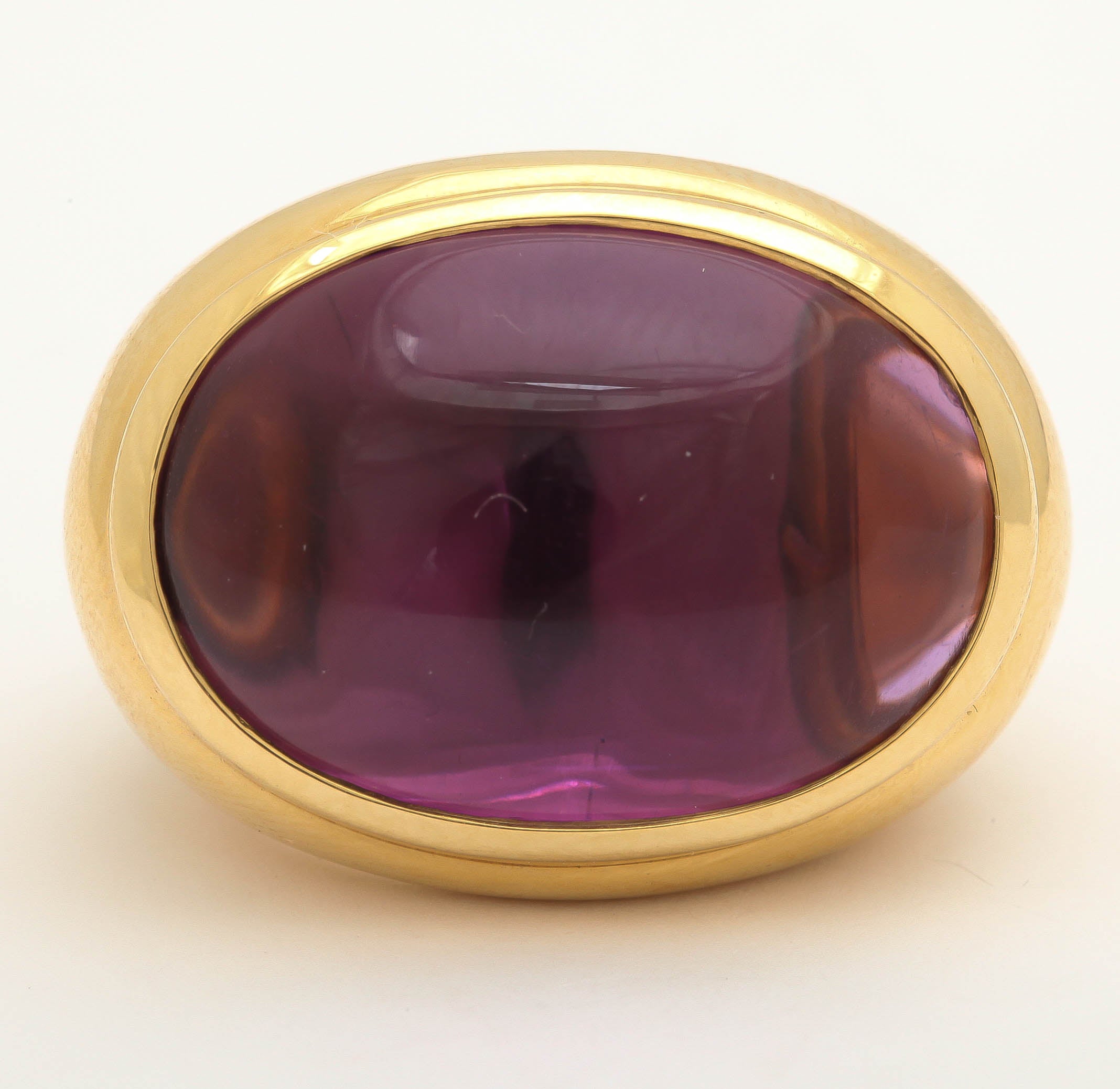 Women's Faraone Mennella Amethyst Gold Stella Band Ring For Sale