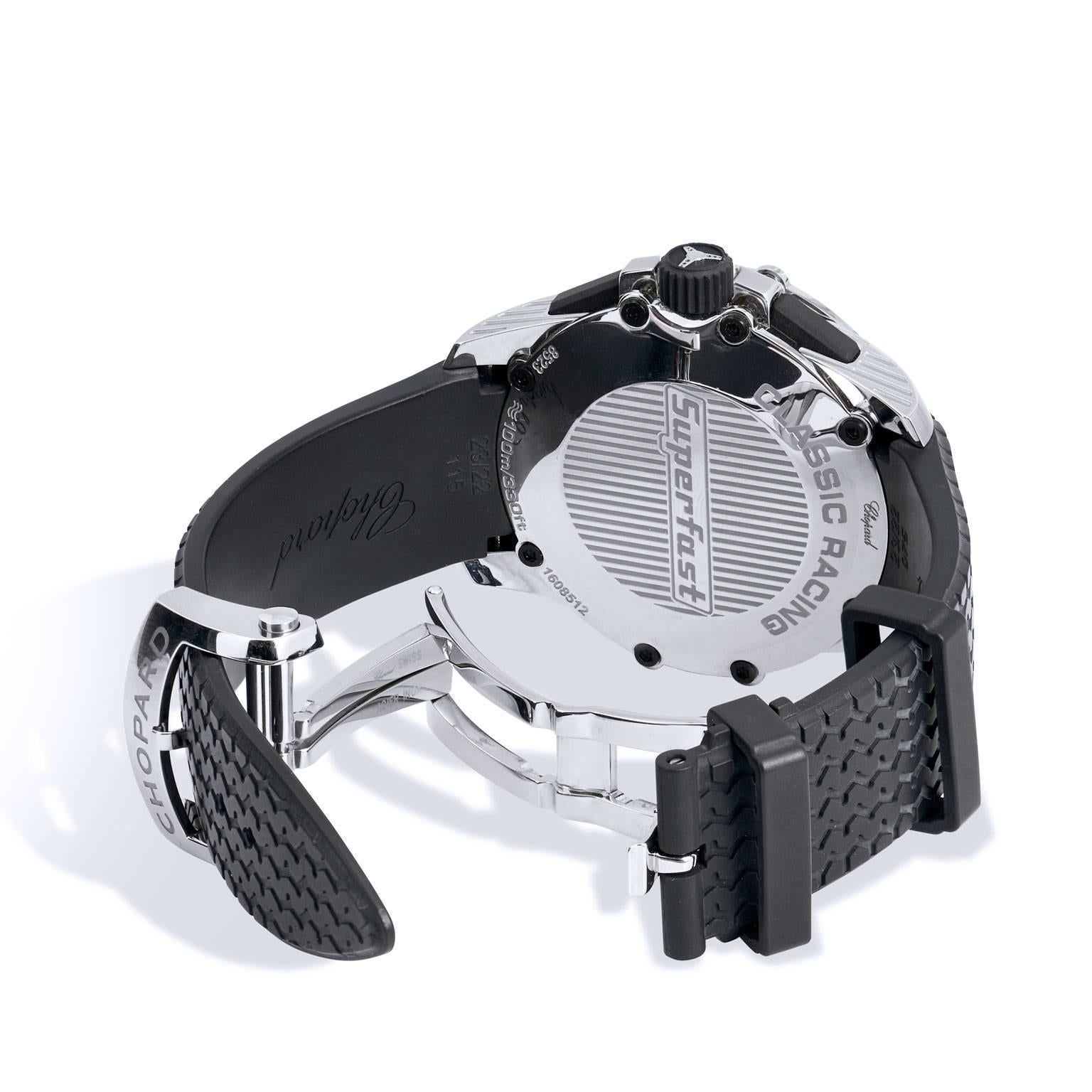Men's Chopard Stainless Steel Chronograph Wristwatch 1