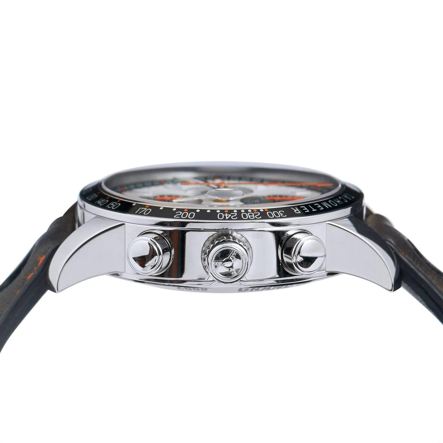 Chopard Stainless Steel Grand Prix de Monaco Historique Chronograph Wristwatch In Excellent Condition In Miami, FL