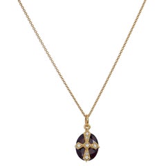 Jude Frances Kite over Stone Rhodolite Charm Necklace