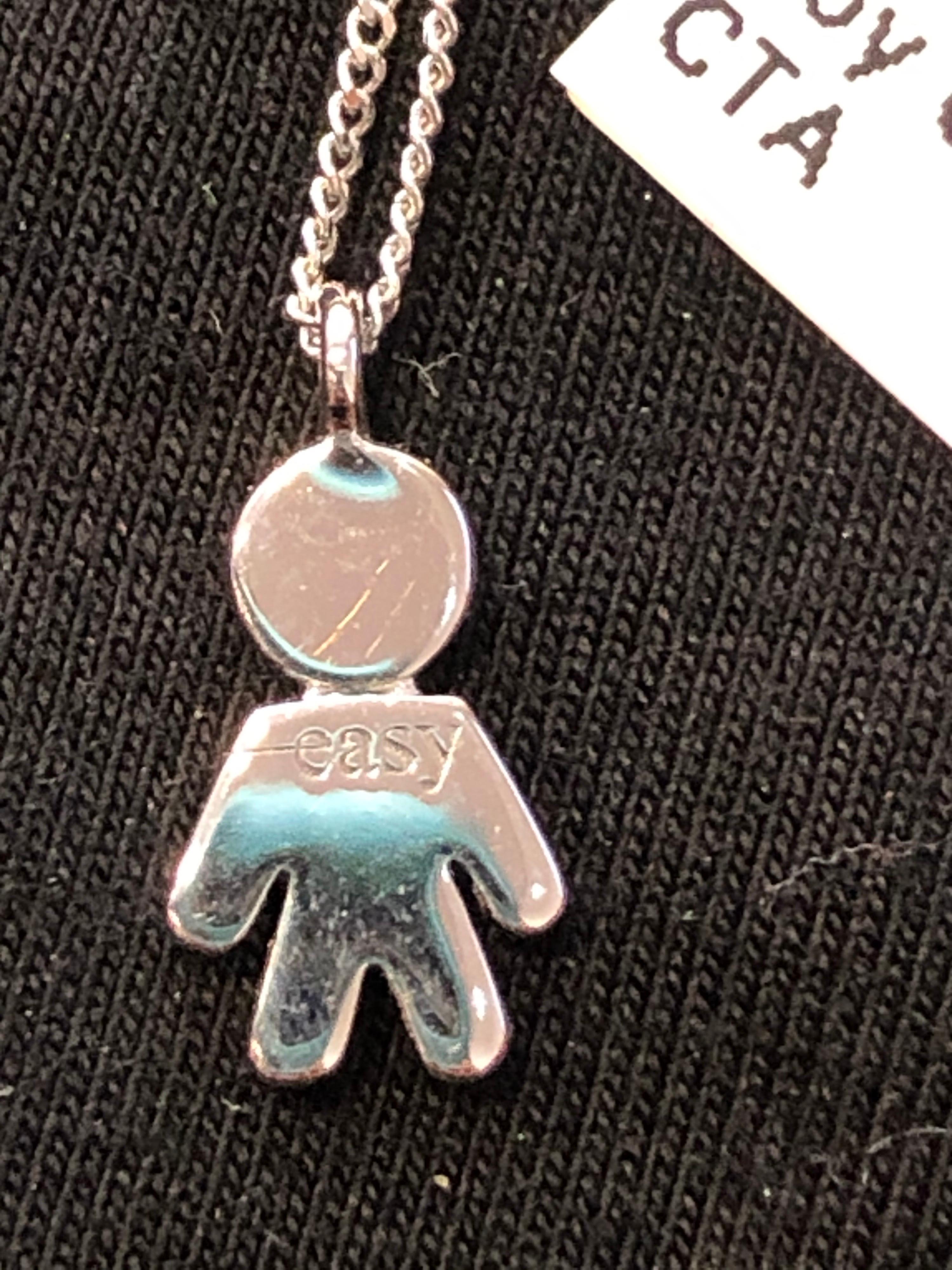 boy charm necklace