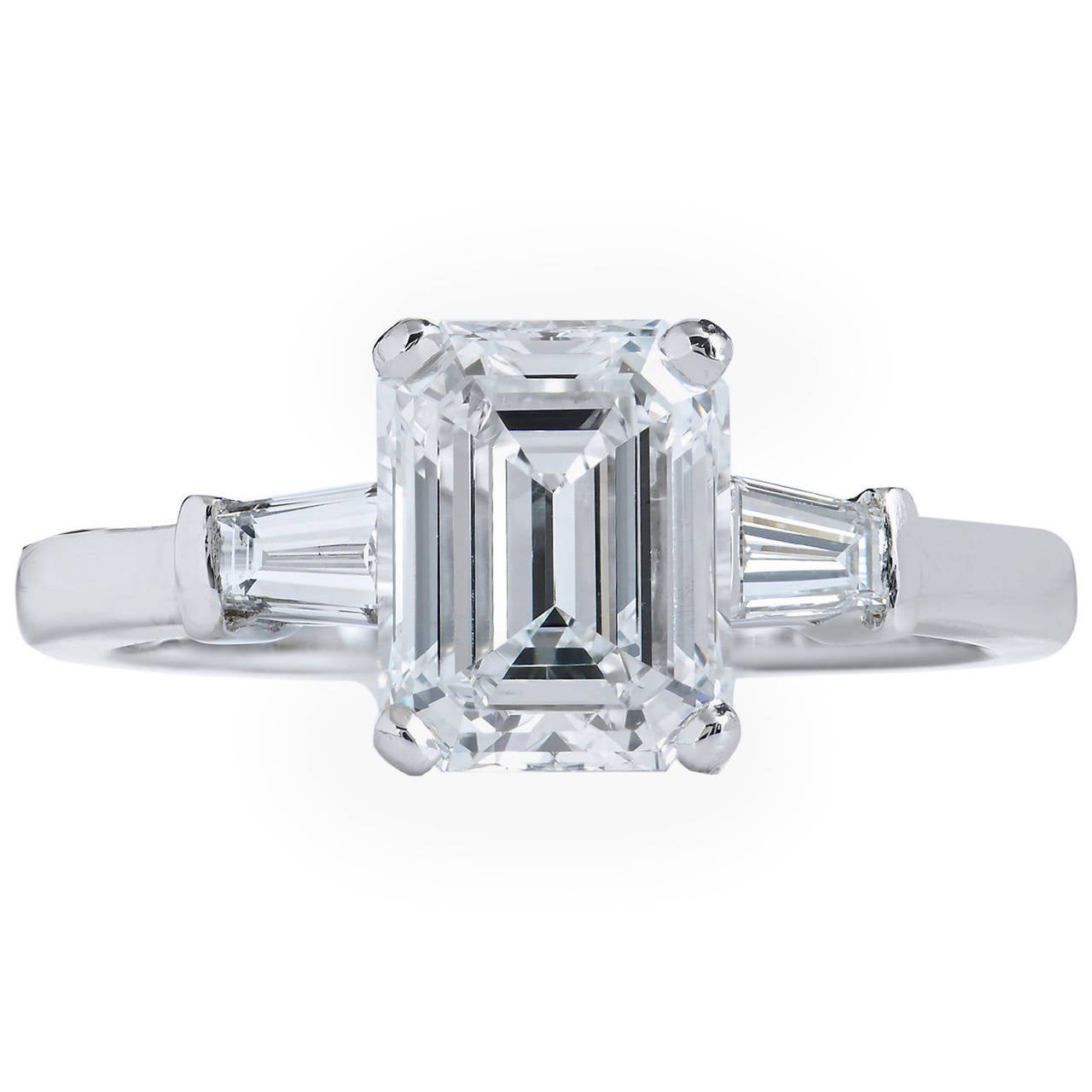 bulgari emerald cut ring