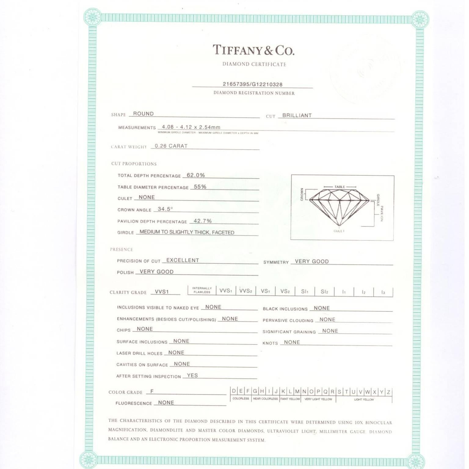Women's Tiffany & Co. Three-Stone Diamond Engagement Ring