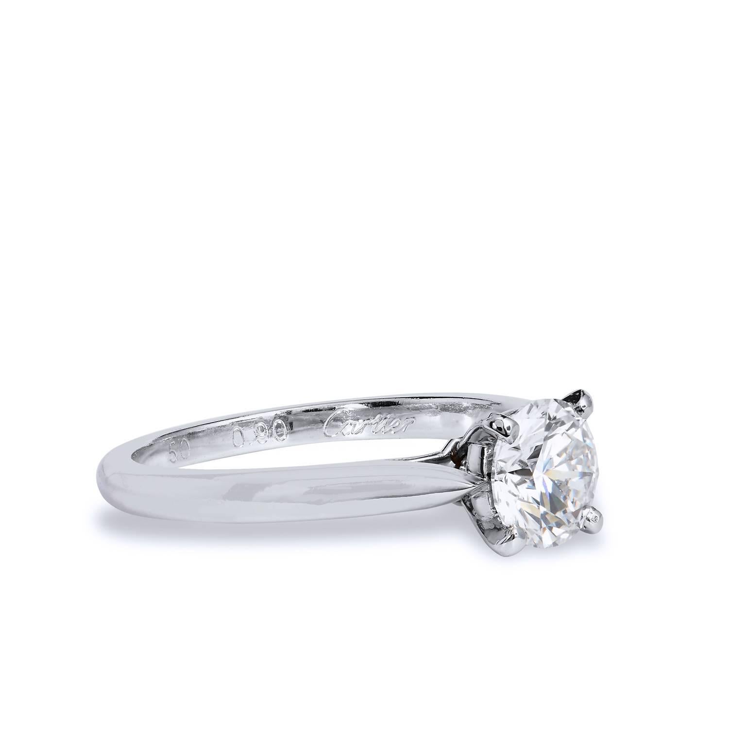 Women's Cartier Diamond Engagement Ring
