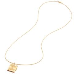 Cartier Saint Christopher Gold Book Pendant