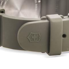 Victorinox I.N.O.X. Green Dial and Rubber Strap Quartz Wristwatch