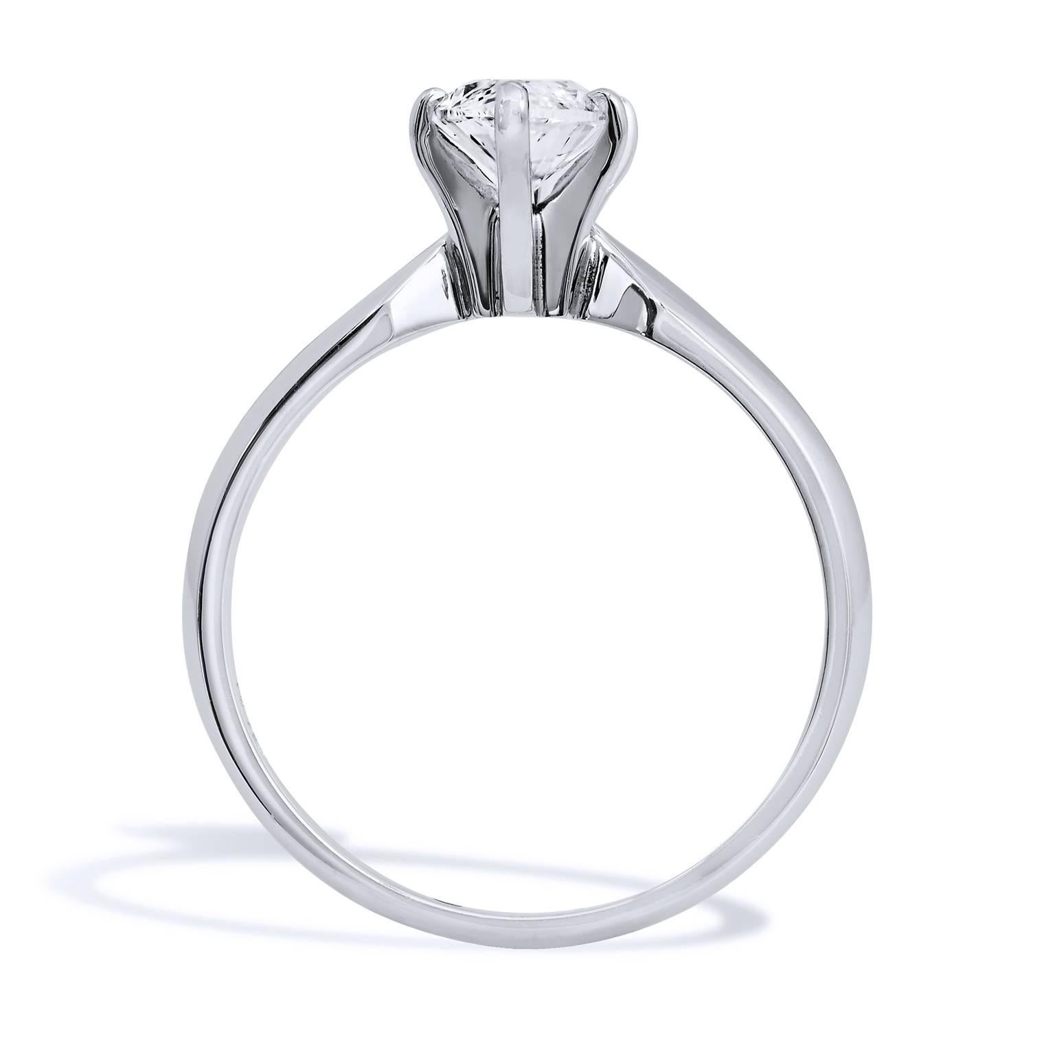 Marquise Cut 1.10 Carat Marquise Diamond Solitaire Ring