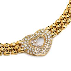 Chopard Happy Diamond Gold Heart Necklace