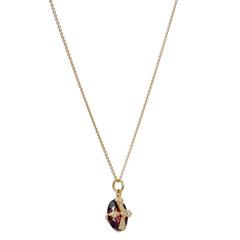 Jude Frances Kite over Stone Rhodolite Charm Necklace