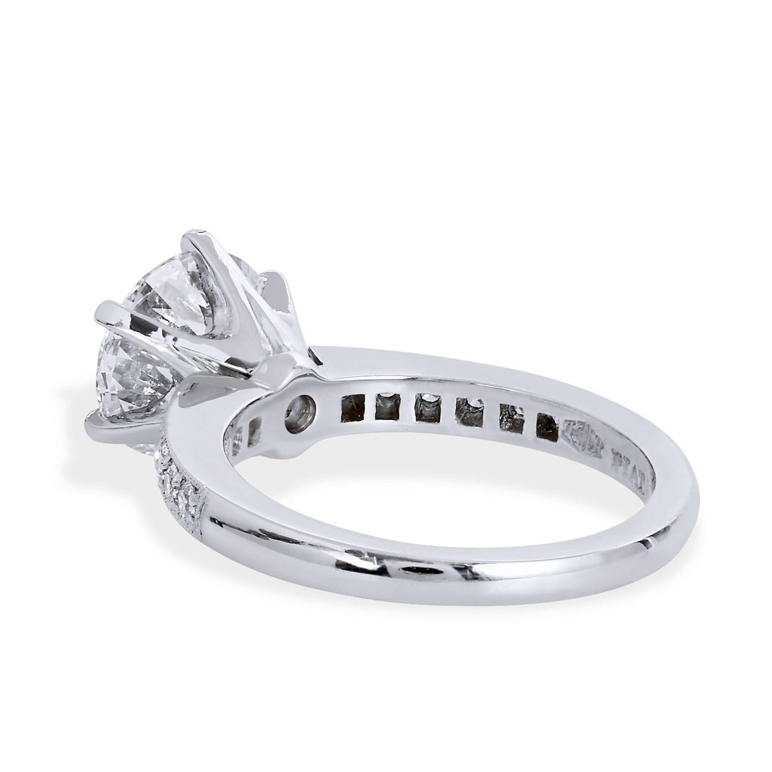 Women's H & H 2.52 Carat Diamond Engagement Ring