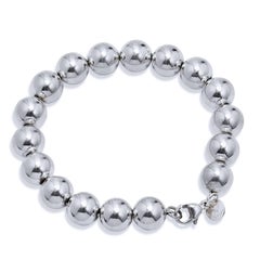 Tiffany & Co. Sterling Silver Bead Bracelet