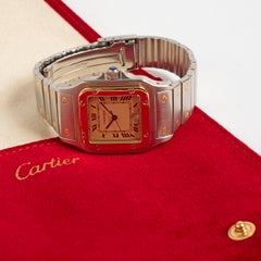 Cartier Santos Galbee-Armbanduhr Ref 187901, große Größe. Circa 1990.