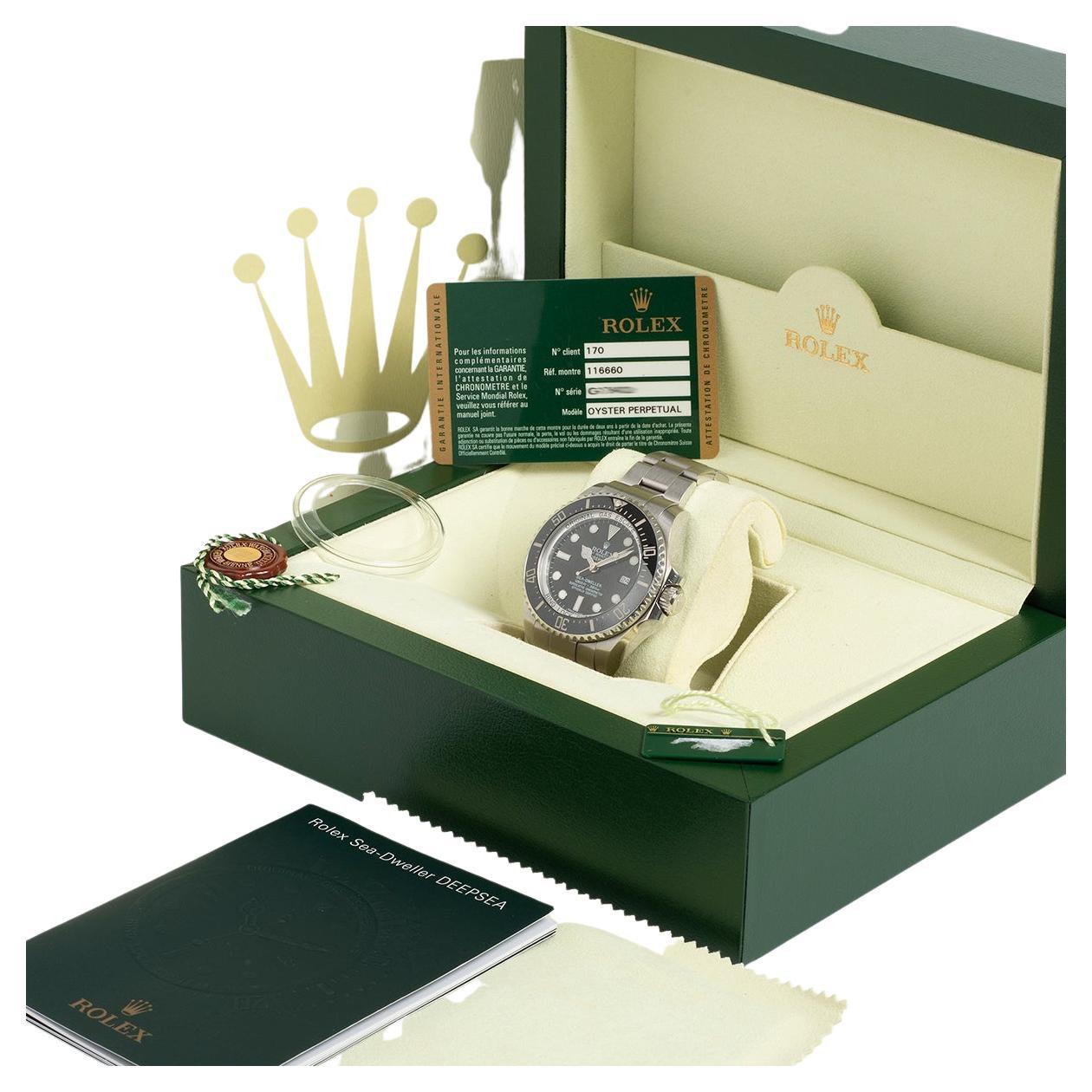 Rolex Deepsea Seadweller Armbanduhr Ref 116660. Starke Investition.