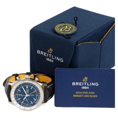 Breitling Navitimer GMT / World Armbanduhr Ref A24322. Ausgelaufen Referenz.