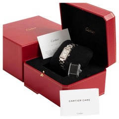Cartier Montre-bracelet Tank Solo pour femme Réf. 4322 WSTA0051, acier inoxydable.
