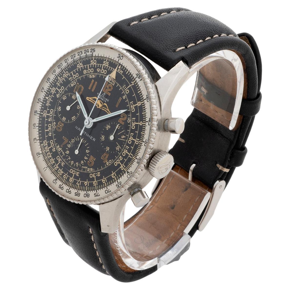 Breitling Navitimer 806 Wristwatch. Original Bead Rotating Bezel. Dated 1960