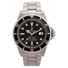 Used Rolex Submariner Date Wristwatch ref 1680, with patination, 1979, super history.