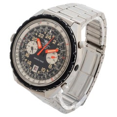 Breitling Cosmonaute Chrono-matic Wristwatch 1809, Call 11, 48mm Case. c1970.
