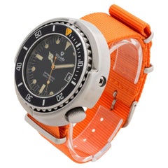 Nivada Depthmaster Scubapro Divers Watch, "tuna can' Monocoque Case, 1970's