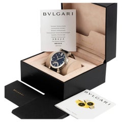 Bulgari Bvlgari Sotirio Retrograde Date Wristwatch Ref SB42SDR, 42mm Case, 2012.