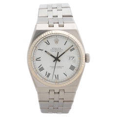Rolex Datejust Oysterquartz reference 17014, White Gold Fluted Bezel, Box, 1980.