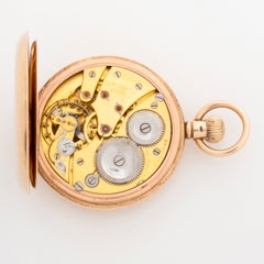 JW Benson (London, Großbritannien), Full-Hunter-Taschenuhr, 9 Karat Gelbgold, 92 g, um 1928